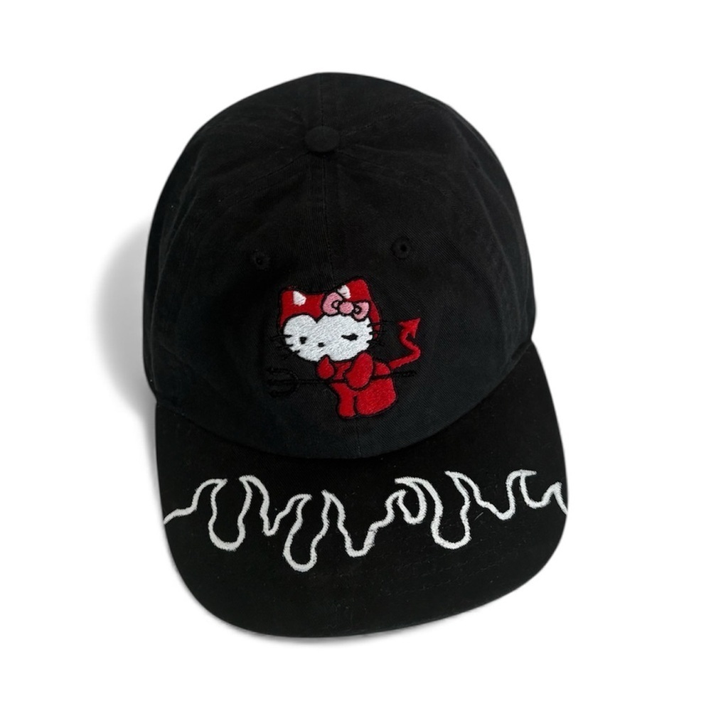 Hello Kitty Black Flames Hat